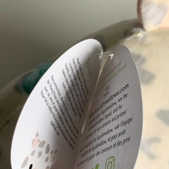 Squishmallow Rosie the Spotted Pig Bandana 8" Plush Easter Farm Stuffed Animal - Picture 7 of 8